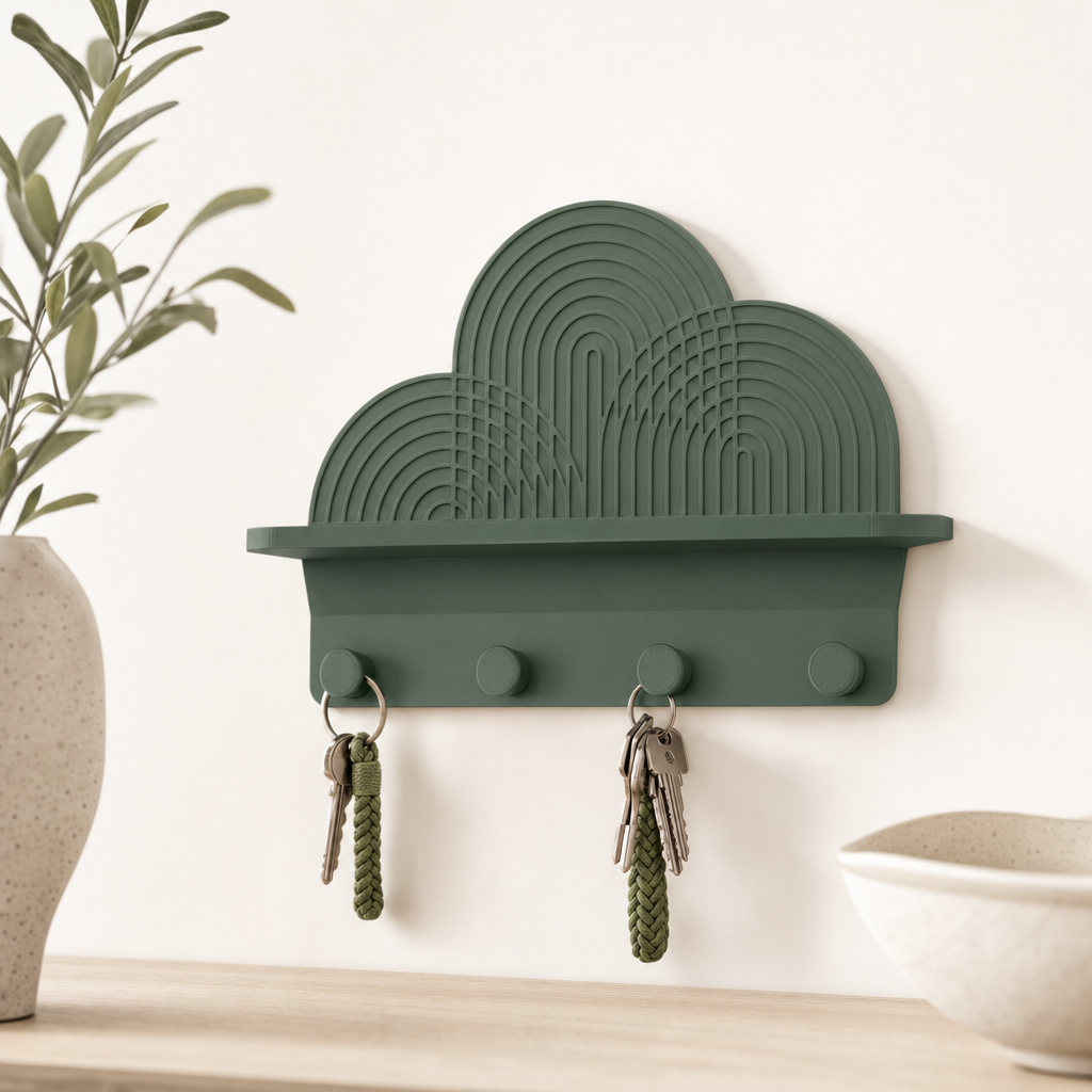 Porta-Chaves Decorativo com Prateleira